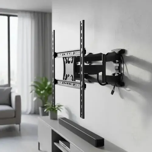 Soporte P5 instalado en la pared de una sala